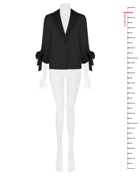Veste blazer ample avec maxi nœuds sur les manches Rinascimento