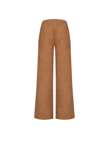Pantalon palazzo en similicamoscio dégradé avec élastique au dos Rinascimento