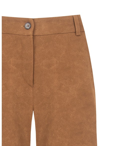 Pantalon palazzo en similicamoscio dégradé avec élastique au dos Rinascimento