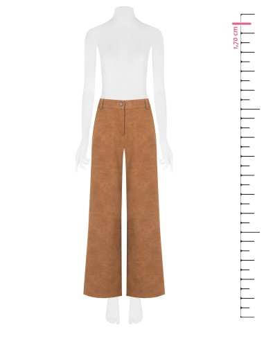 Pantalon palazzo en similicamoscio dégradé avec élastique au dos Rinascimento