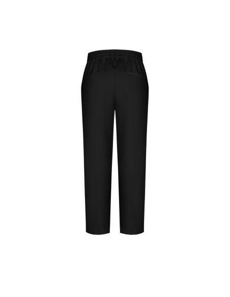 Pantalon cigarette en mélange de viscose avec nœud à la taille et élastique au dos Rinascimento