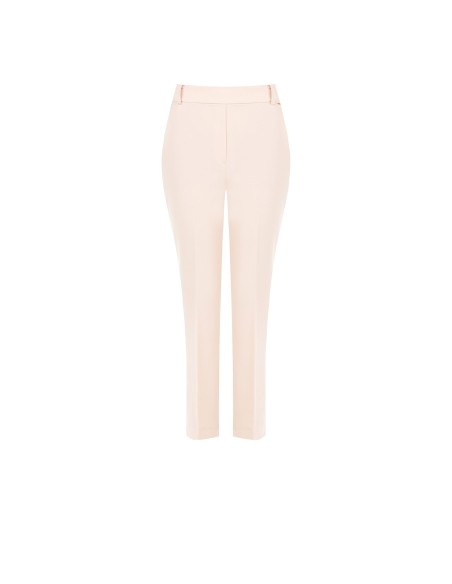 Pantalon droit en mélange de viscose avec élastique au dos Rinascimento