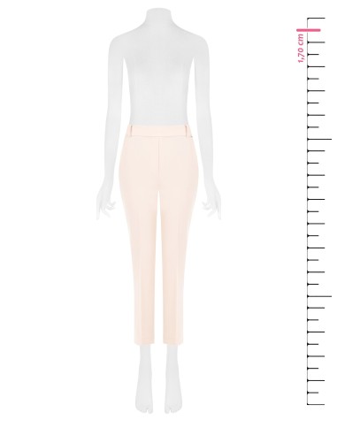 Pantalon droit en mélange de viscose avec élastique au dos Rinascimento