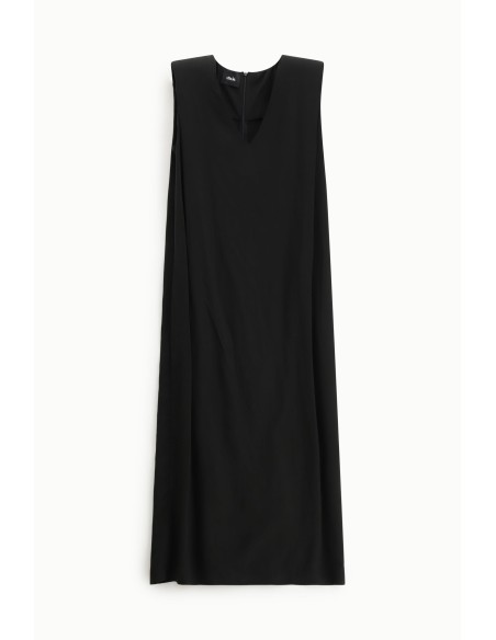 Robe longue à col V Dixie