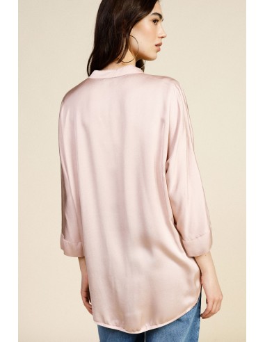 Dixie Large 3/4 Collarless Shirt With Buttons