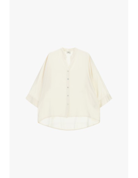 Dixie Large 3/4 Collarless Shirt With Buttons