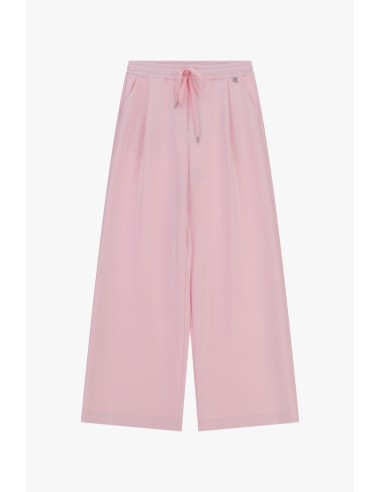 Pantalon palazzo taille haute avec cordon de serrage Dixie