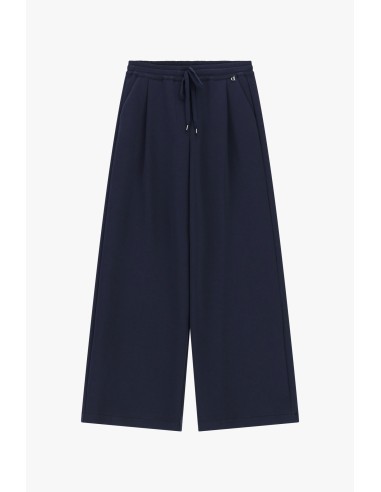 Pantalon palazzo taille haute avec cordon de serrage Dixie