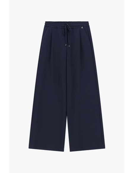 Pantalon palazzo taille haute avec cordon de serrage Dixie