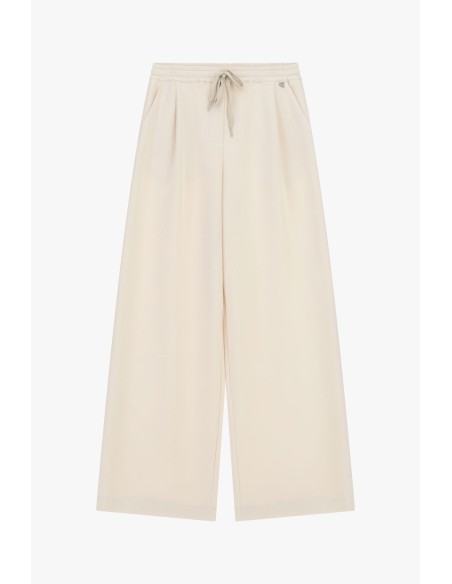 Dixie Palazzo-broek met hoge taille en trekkoord