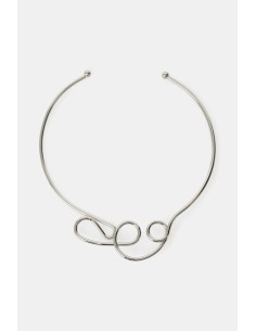 Collier rigide ouvert avec motif ondulé Dixie 2