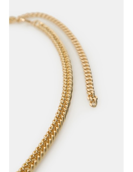 Collier chaîne réglable à maillons plats Dixie