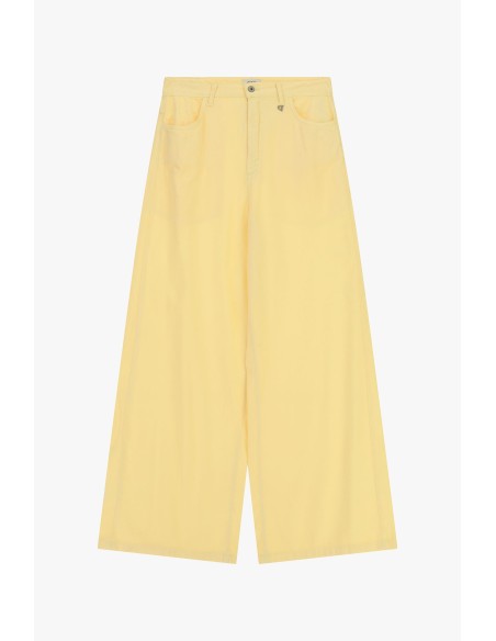 Pantalon palazzo taille haute à jambes larges Dixie