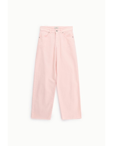 Jean Dixie taille haute à jambes larges, cinq poches