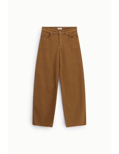 Jean Dixie taille haute à jambes larges, cinq poches