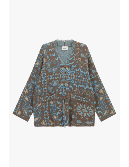 Cardigan avec fermeture à brandebourgs et poches frontales Dixie