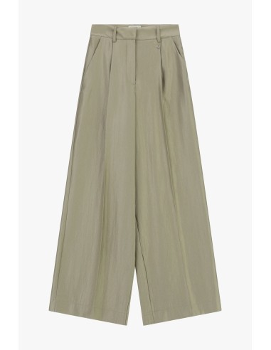 Pantalon palazzo avec pli central et poches Dixie