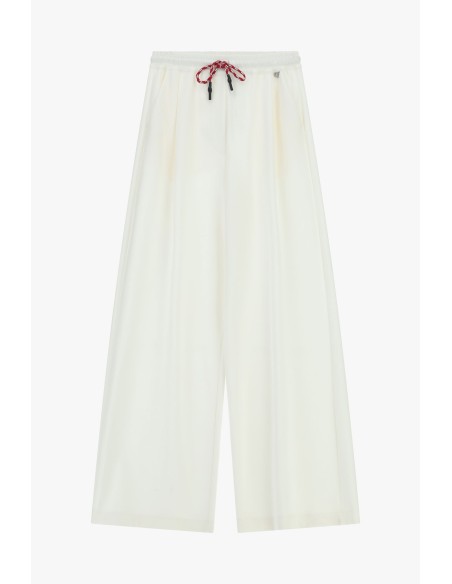 Pantalon palazzo à taille élastiquée et cordon de serrage Dixie