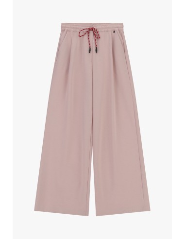 Pantalon palazzo à taille élastiquée et cordon de serrage Dixie