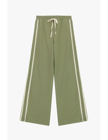 Pantalon palazzo avec cordon de serrage et bandes latérales Dixie