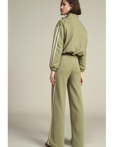 Pantalon palazzo avec cordon de serrage et bandes latérales Dixie
