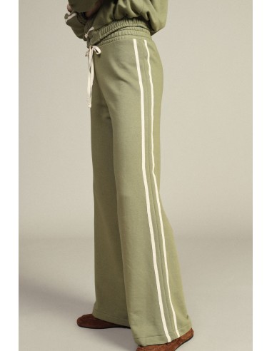 Pantalon palazzo avec cordon de serrage et bandes latérales Dixie