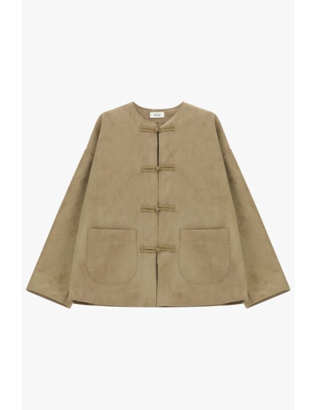 Veste-chemise avec fermeture orientale et poches plaquées Dixie