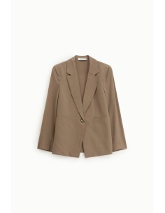 Regular-fit blazer met één rij knopen en zakken aan de voorkant, alstublieft 2