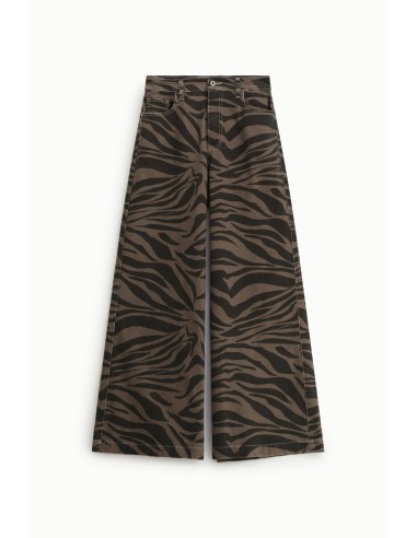 Pantalon palazzo imprimé fantaisie taille haute S’il vous plaît