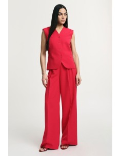 Pantalon taille haute avec plis Please