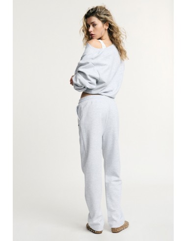Joggingbroek met middelhoge taille en zijzakken alsjeblieft