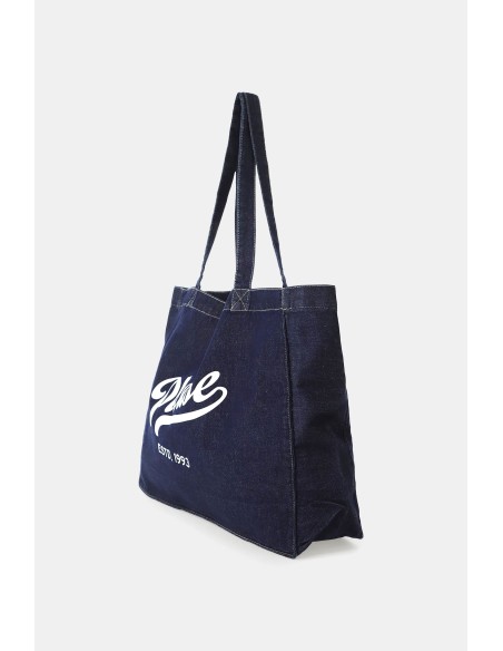 Ruime shopper met logo-opdruk aan de voorkant Please