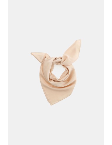 Foulard carré uni avec bord simple Veuillez plaire