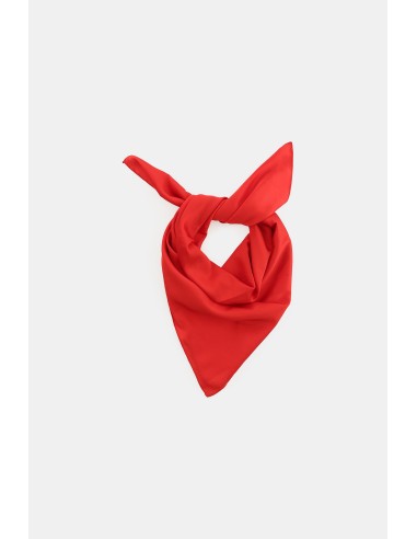 Foulard carré uni avec bord simple Veuillez plaire