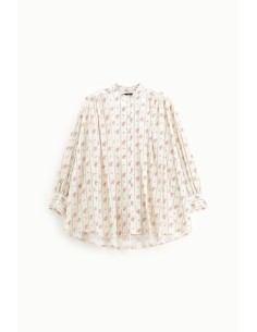 Dixie Crew Neck Wide Flower Shirt 2
