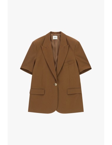 Blazer croisé à manches courtes avec poches à rabat Dixie