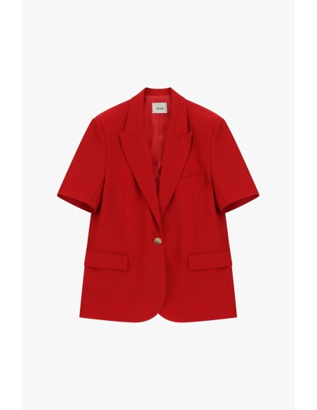 Blazer croisé à manches courtes avec poches à rabat Dixie