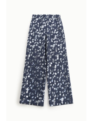 Pantalon palazzo fantaisie à sequins taille haute Dixie
