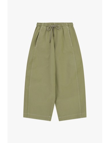 Dixie cropped palazzobroek met elastische trekkoordsluiting