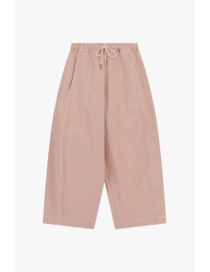 Pantalon palazzo cropped avec cordon de serrage élastiqué Dixie