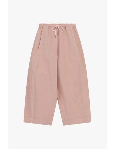 Pantalon palazzo cropped avec cordon de serrage élastiqué Dixie