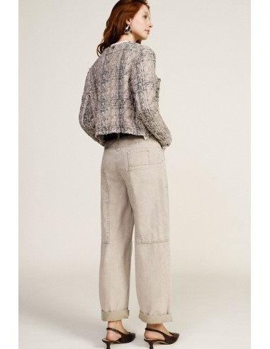 Dixie Palazzo-broek met hoge taille en opgestikte zakken