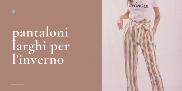 Pantalon large pour affronter l'hiver avec style
